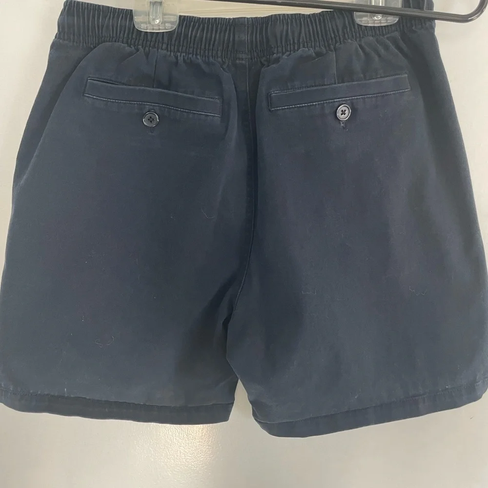 Men's Navy Born Dead Clothing Shorts with Snake Embroidery in size 32